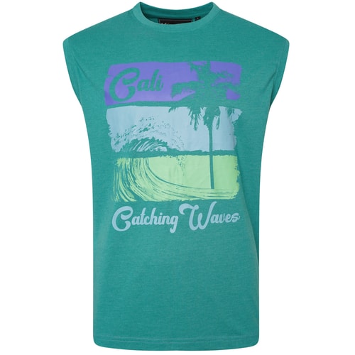 KAM California Sleeveless T-Shirt Emerald